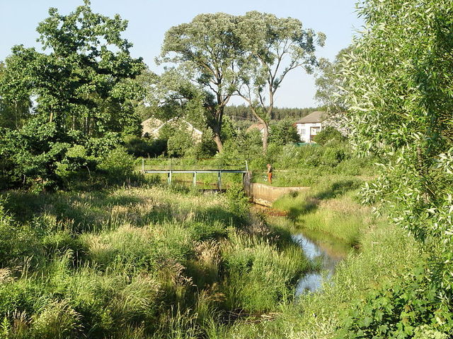Błaszków- widok z mostu.