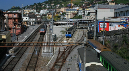 Dworzec w Montreux – Szwajcaria