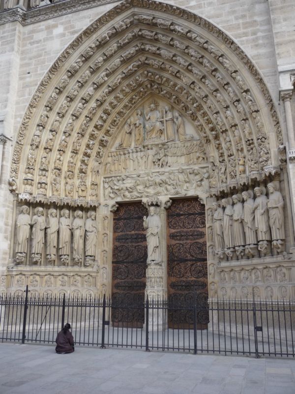 Portal główny katedry Notre Dame