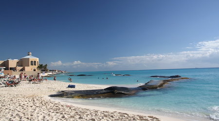 plaża w Playa del Carmen – Puerto Morelos, Meksyk
