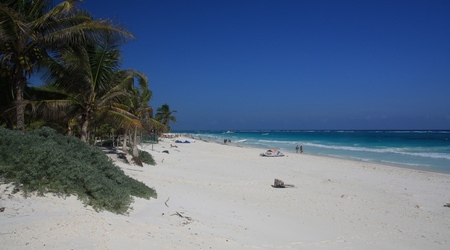 plaża w Tulum – Puerto Morelos, Meksyk
