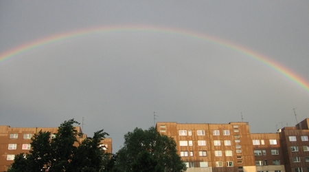 Dzisiejsza tęcza – Sosnowiec, Polska