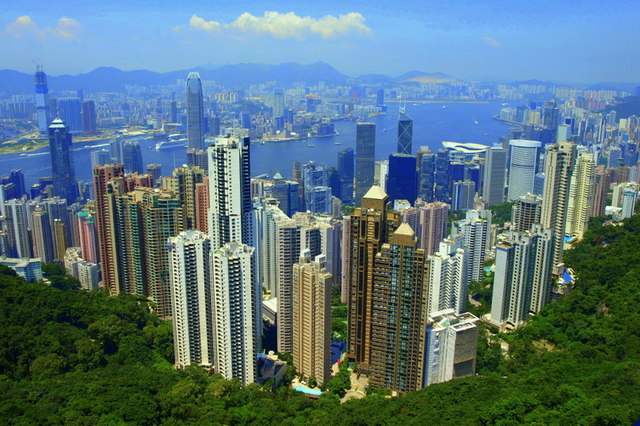 Widok na HK