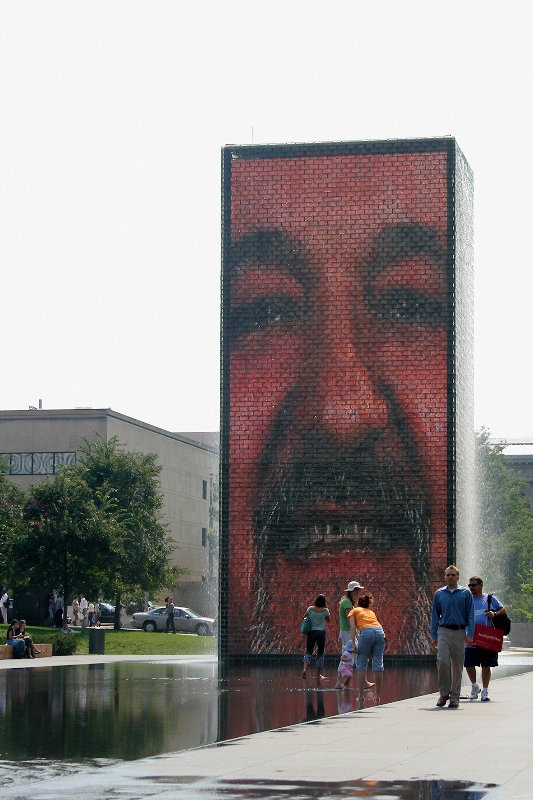 Działająca fontanna