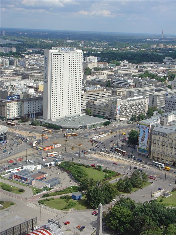 Widok z Pałacu Kultury
