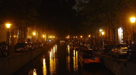 Amsterdam nocą  7 – Holandia