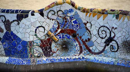 Park Güell,Antoni Gaudí,Barcelona – Hiszpania