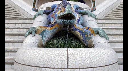 Park Güell,Antoni Gaudí,Barcelona – Hiszpania