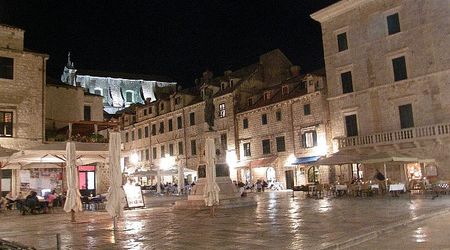 Dubrovnik nocą – Dubrownik, Chorwacja