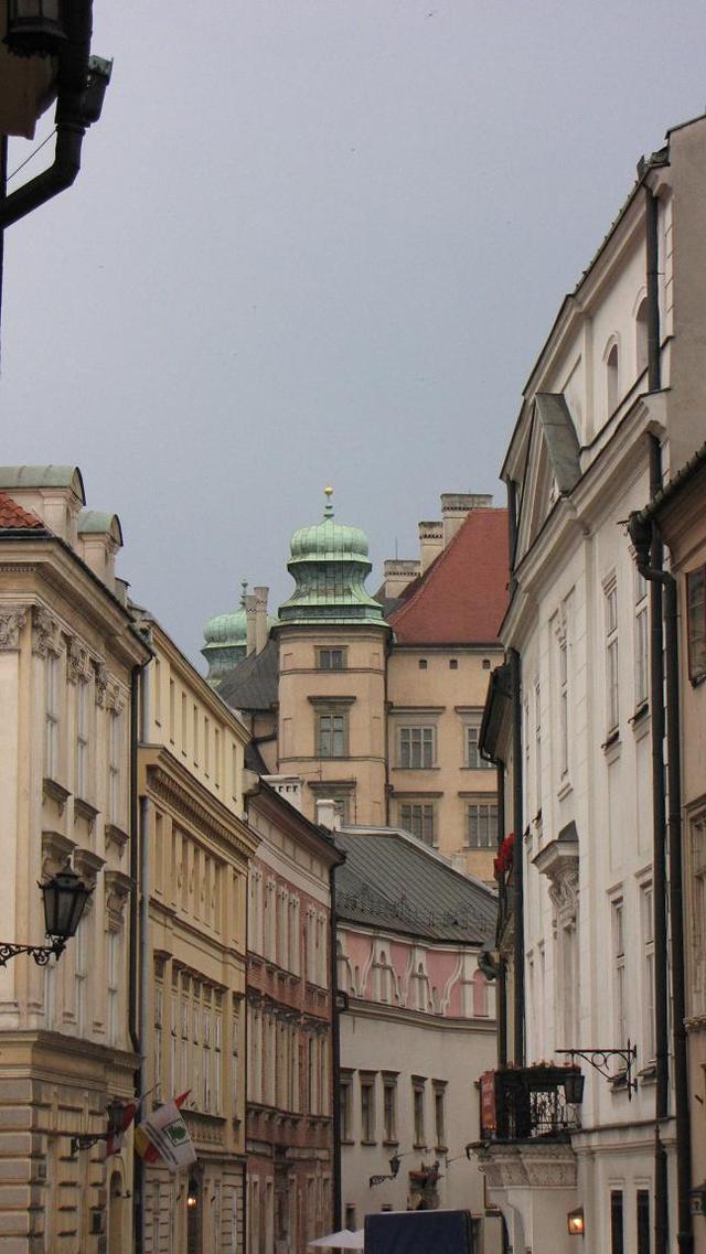Kanonicza, w tle Wawel
