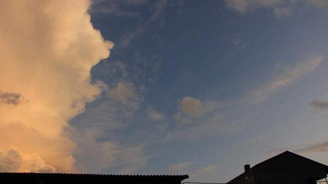 Zarysy, widok z mojego podwórka