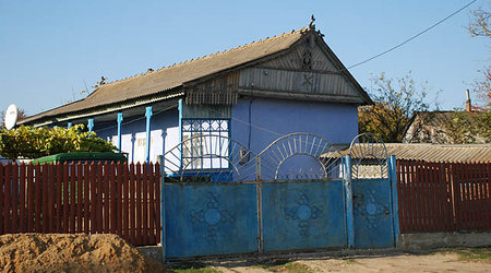 Gagauzja - typowa architektura – Komrat, Mołdawia