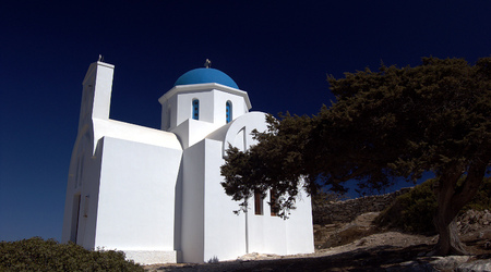 Kapliczka – Amorgos, Grecja