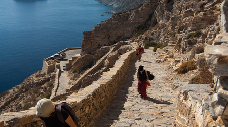 Monastyr Hozoviotissa – Amorgos, Grecja
