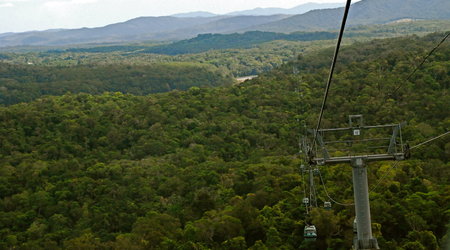 kolejka linowa do Kurandy – Cairns, Australia