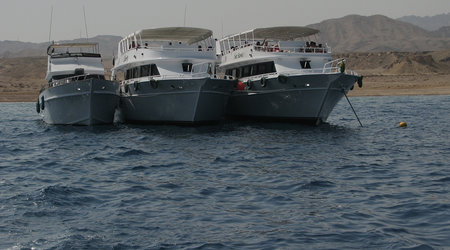 Egipt wyprawa do Ras Mohamed National Park - parking dla łodzi – Sharm el Sheikh