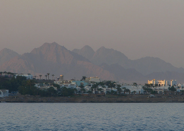 Egipt Sharm El Sheikh - Hotel Shores Aloha - widok na Sharm