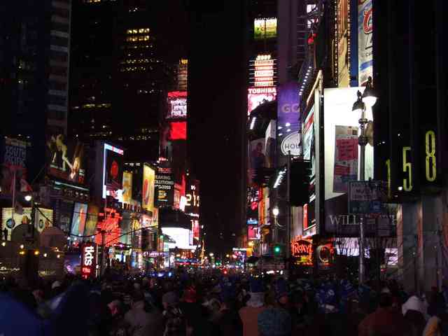 Nowy Jork, Manhattan, Sylwester na Times Square 