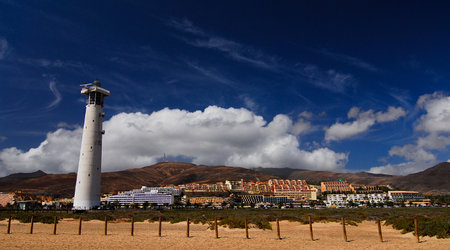 Latarnia morska w Moro Jable – Fuerteventura, Hiszpania