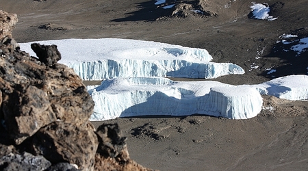 Znikający lodowiec – Kilimanjaro, Tanzania