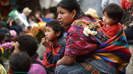 Na targu 1 – Chichicastenango, Gwatemala