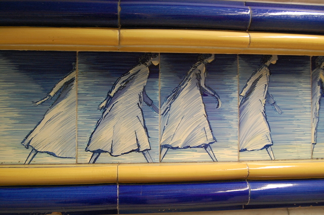 Azulejos - metro Lizbona