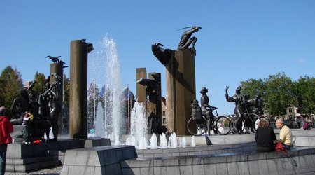 Brugia - plac przy Concertgebouw – Belgia