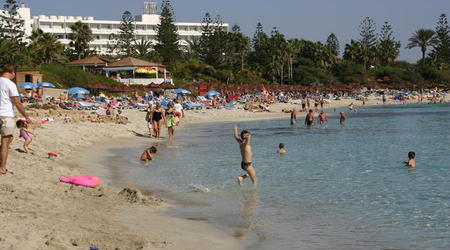CYPR-AYIA NAPA-PIĘKNA PLAŻA