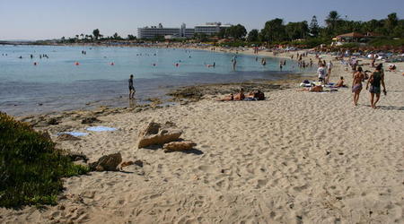 CYPR-AYIA NAPA-PIĘKNA PLAŻA
