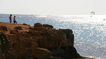 CYPR-AYIA NAPA-PIĘKNA PLAŻA