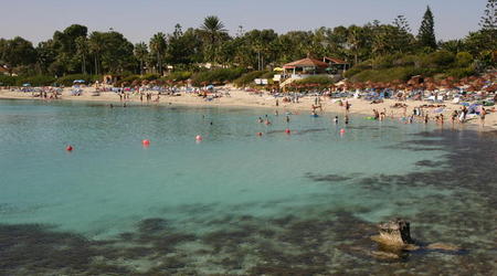 CYPR-AYIA NAPA-PIĘKNA PLAŻA