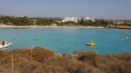 CYPR-AYIA NAPA-PIĘKNA PLAŻA
