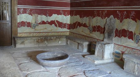 Knossos, sala tronowa – Grecja
