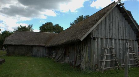 Stodoła z XIX w – Ryga, Łotwa