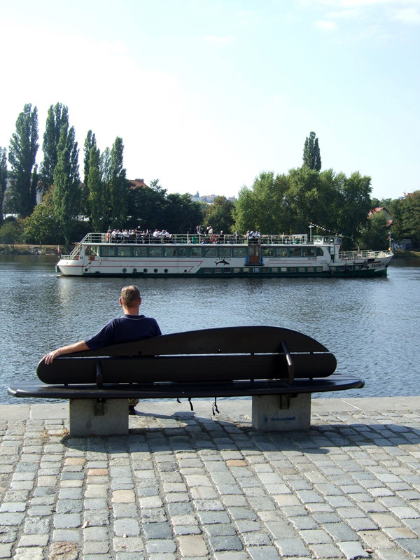 Leniwe popołudnie nad Wełtawą 