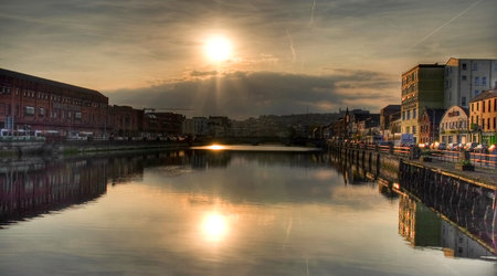 Sunset in Cork City – Irlandia