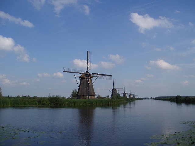 Holenderskie wiatraki