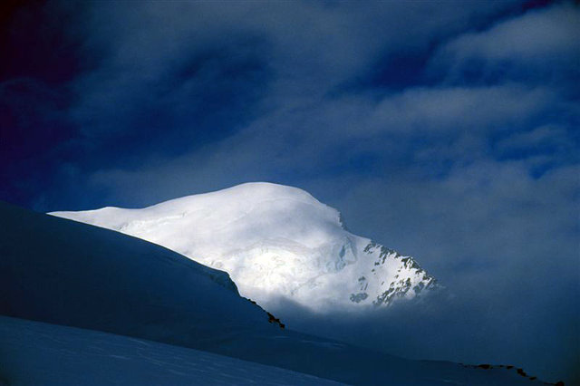 13  chamonix  francja  w drodze na mt  blanc