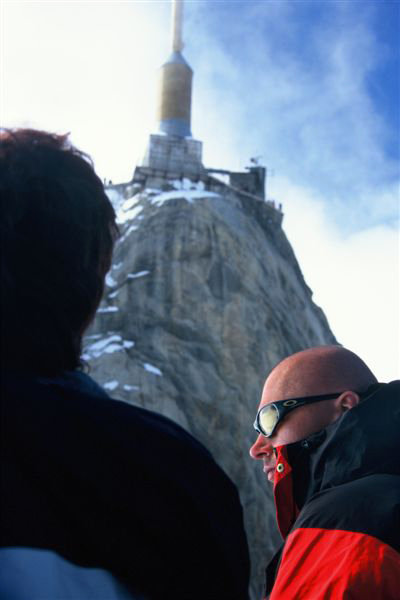 20  chamonix  francja  aguile du midi