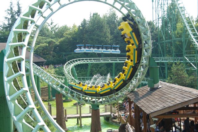 atrakcje w parku Gardaland (jez.Garda), Włochy