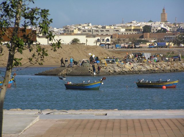 Rabat. Widok na kazbę al-Udaja