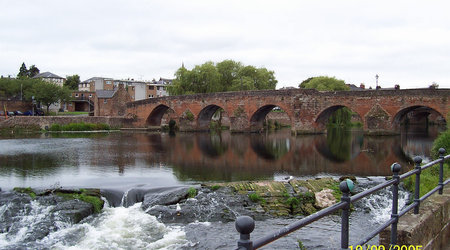 Dumfries,Szkocja.River Nith – Wielka Brytania