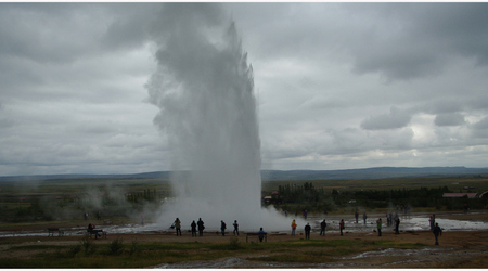 Gejzer Strokkur – Islandia