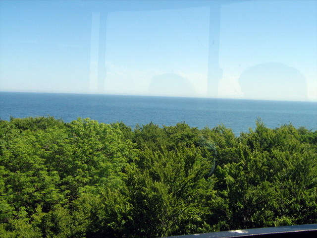 ROZEWIE-widok z latarni morskiej