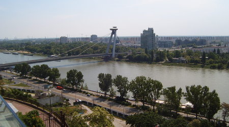 Bratysława - widok na Dunaj – Słowacja
