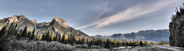 Panorama Miette Hot Springs