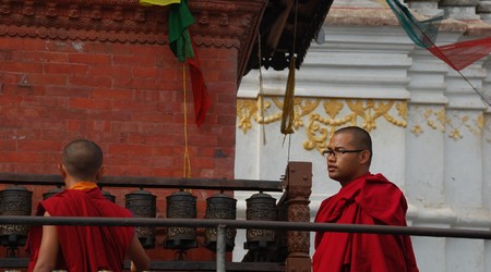 Mnisi przy pracy;) – Nepal