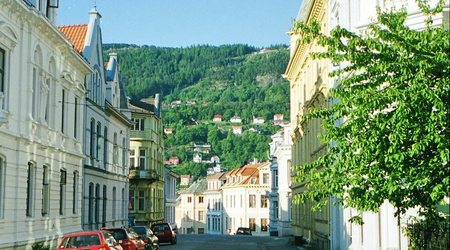 Dzielnica  uniwersytecka  Bergen – Norwegia