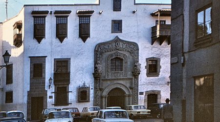 Dom  Kolumba. Jego  podróż do "Indii" zaczęła  się tutaj. – Las palmas, Hiszpania