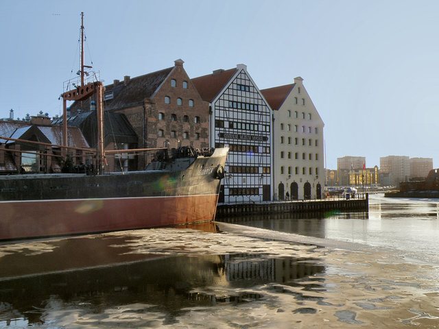 Gdańsk-zima 2009 - Muzeum Morskie